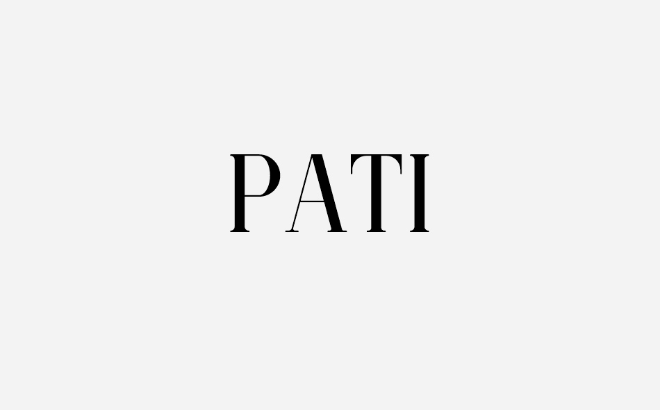 Pati font big