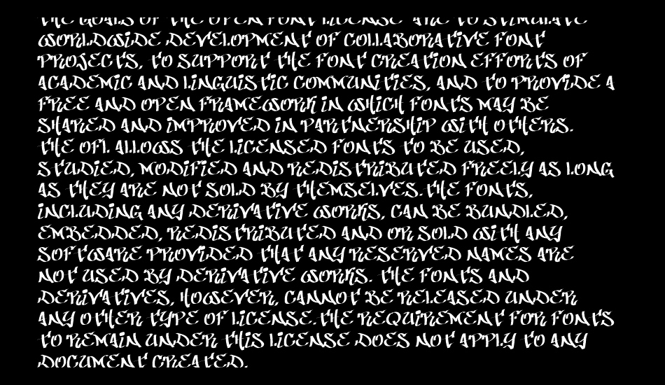 Patinio Graffiti font 1