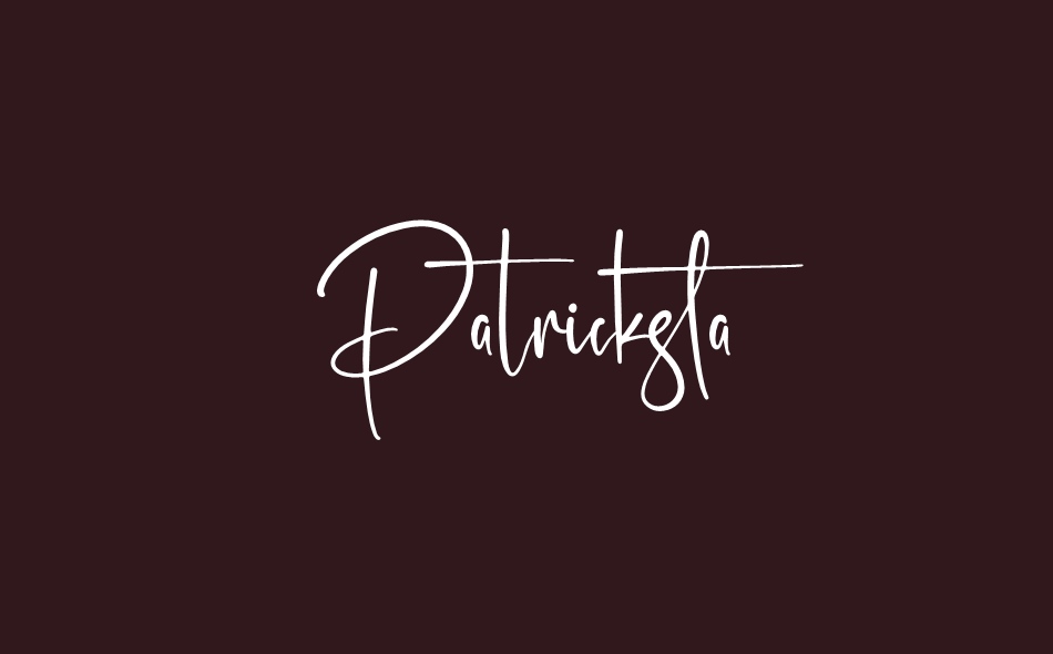 Patricksta font big