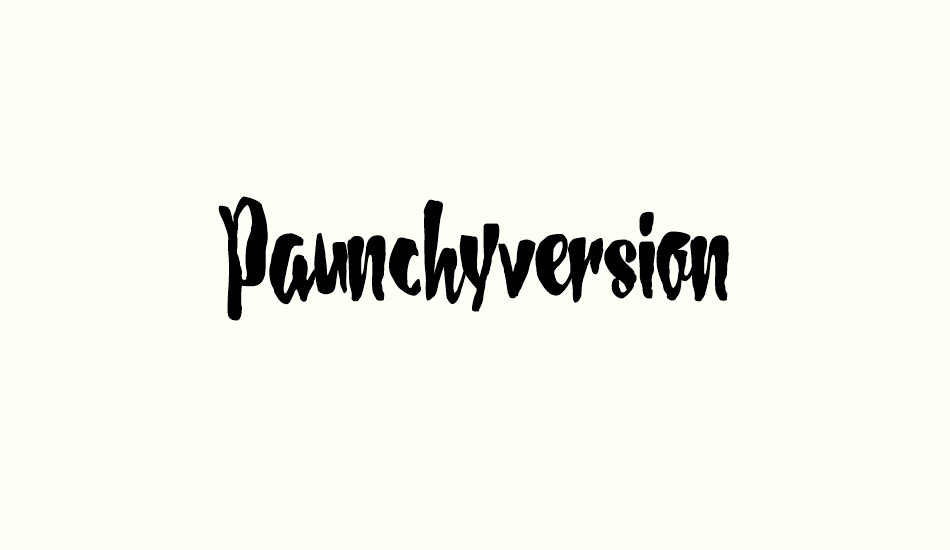 PaunchyDemoversion font big