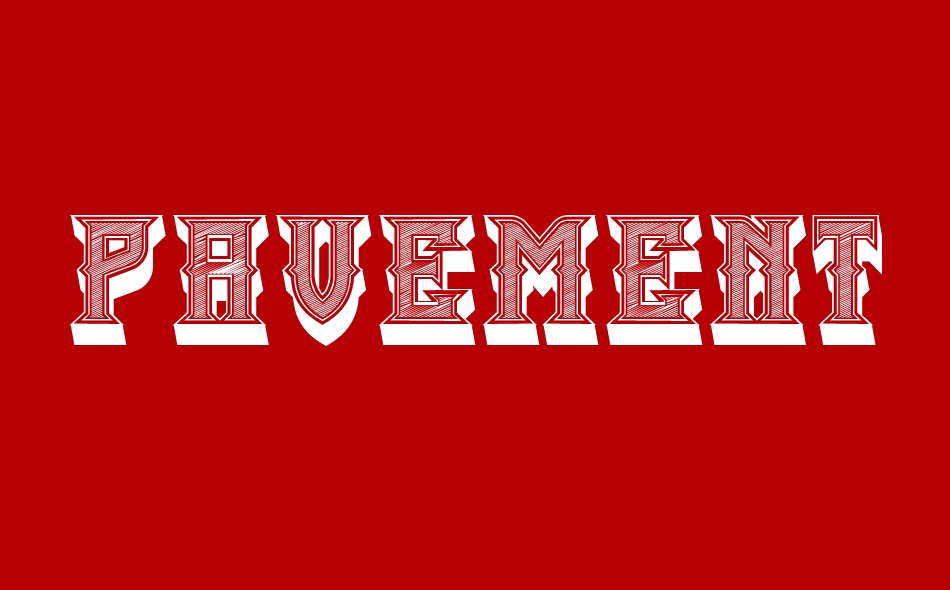 Pavements font big