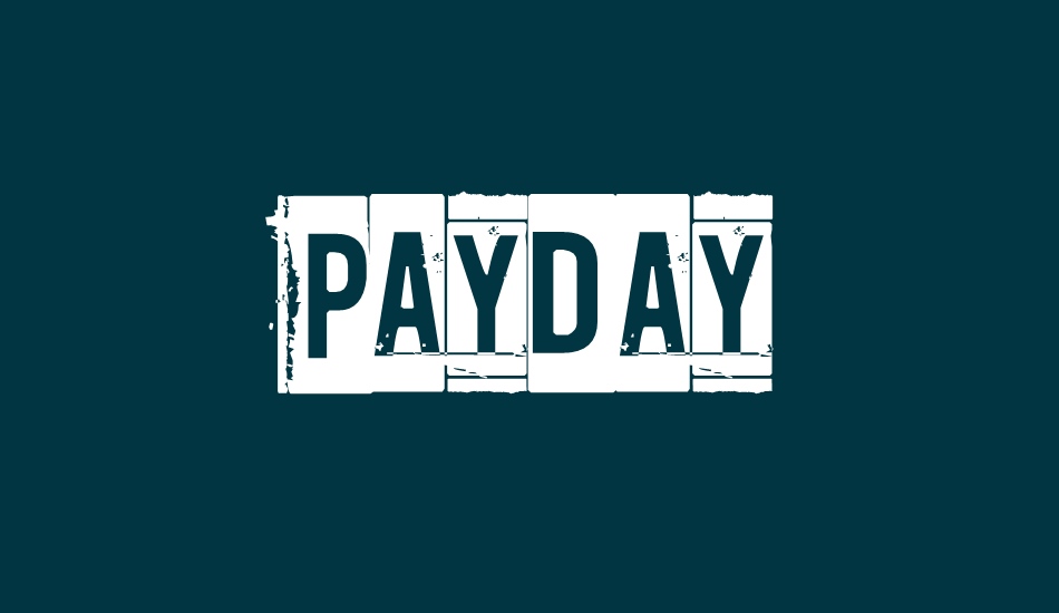 Payday font big