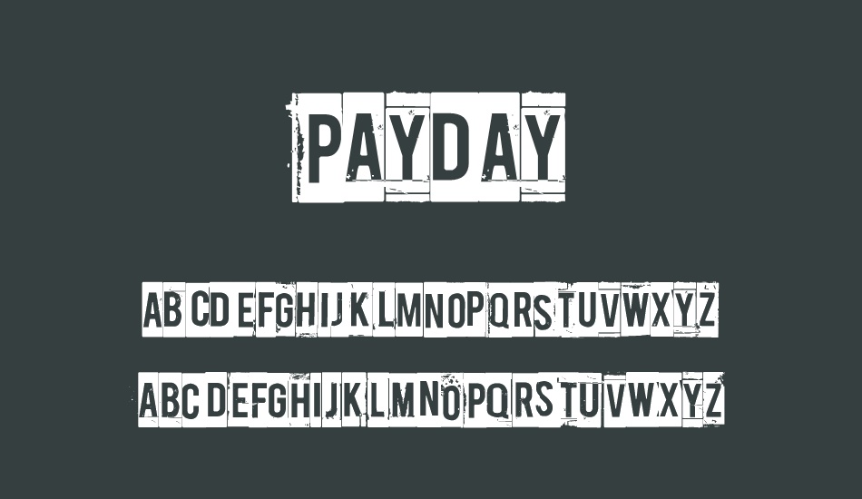 Payday font