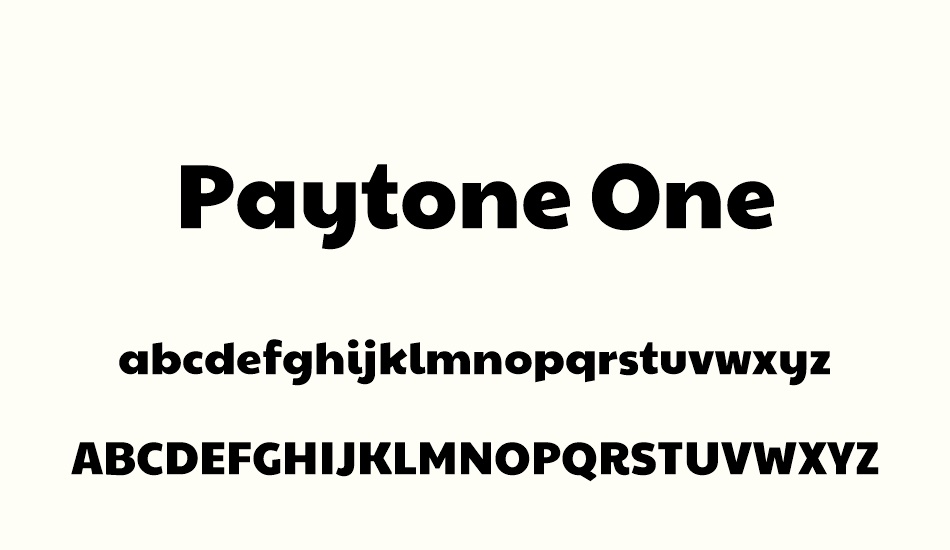 paytone-one font