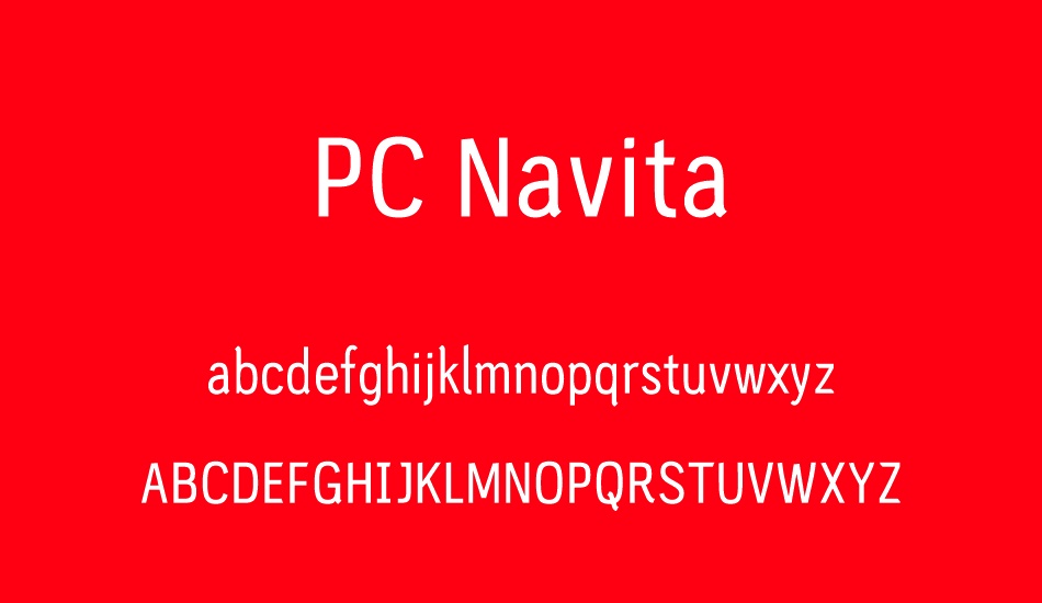 PC Navita font