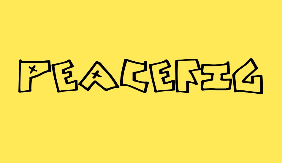 PeaceFight font big