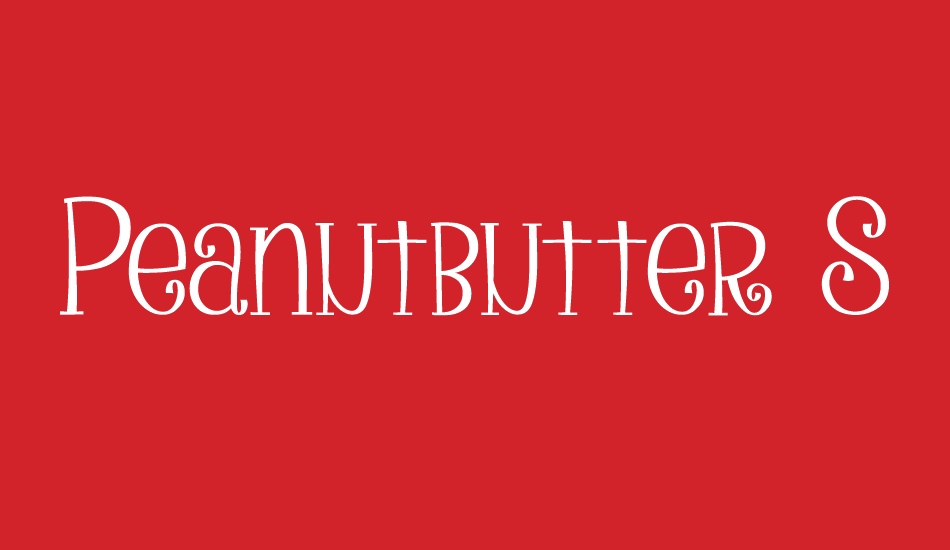 Peanutbutter Smoothies font big
