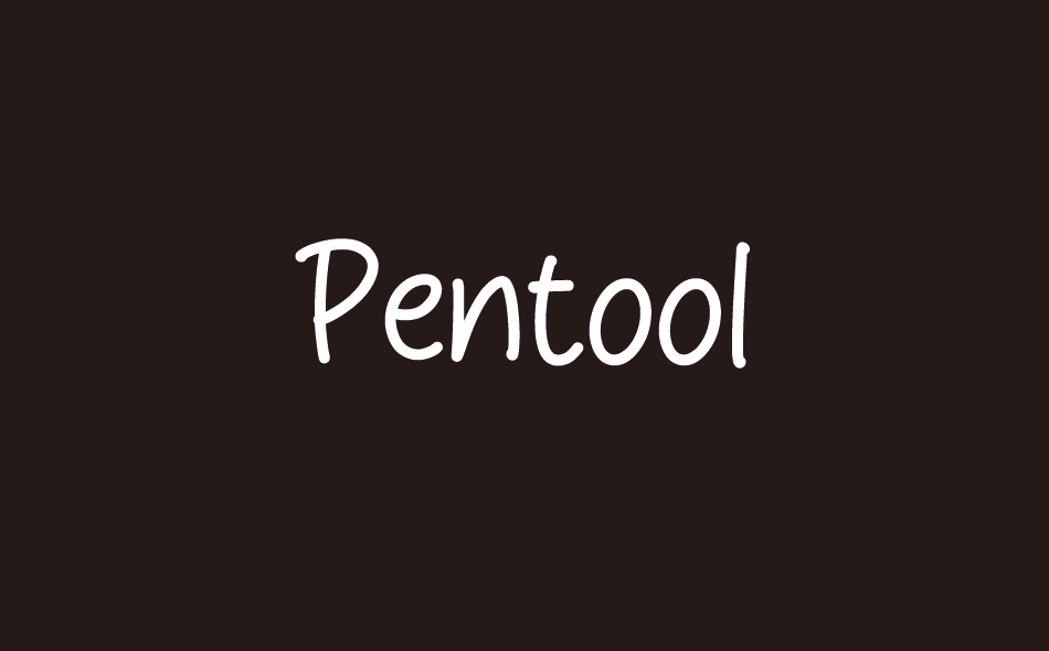 Pentool font big