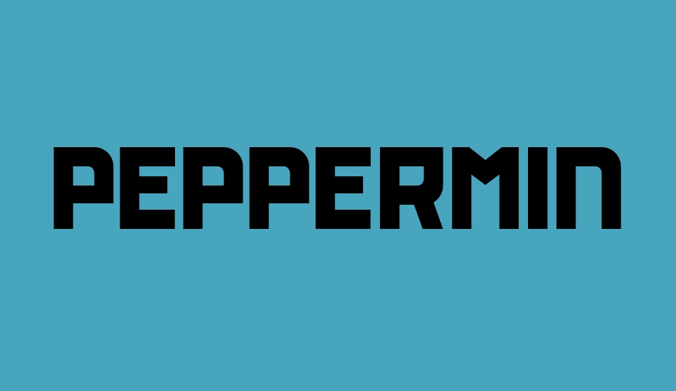 PEPPERMINT font big