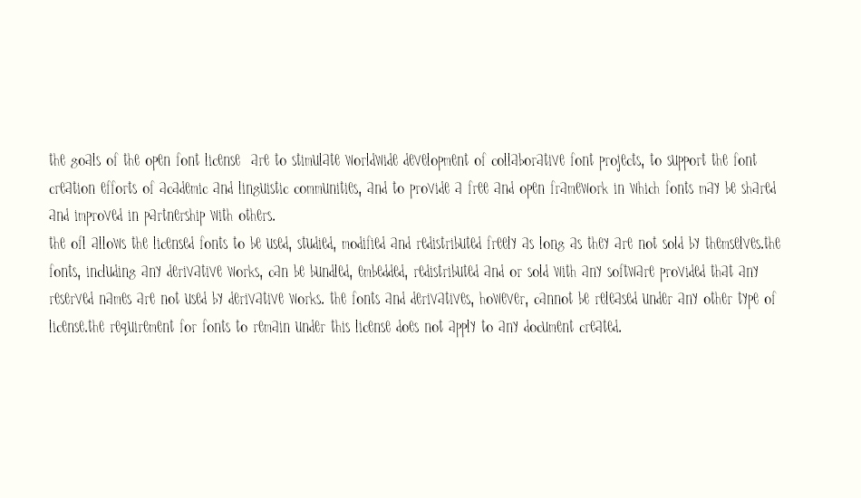 Percolation font 1