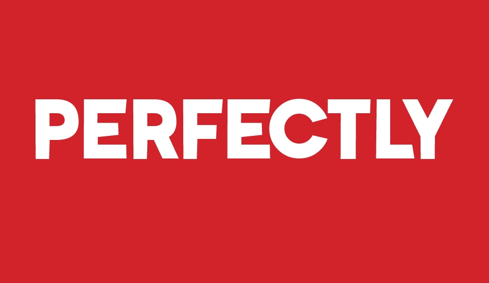 Perfectly Together font big