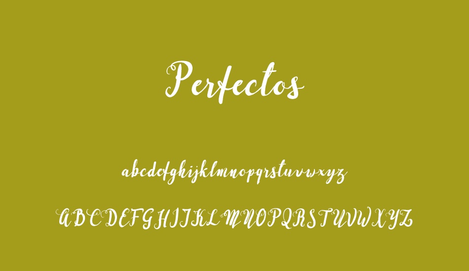 Perfectos font