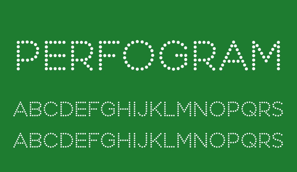 perfograma font