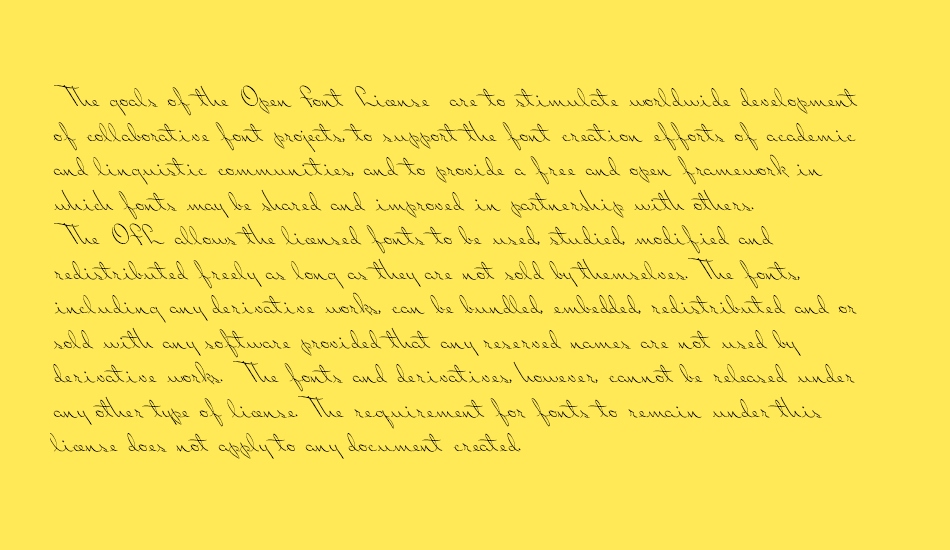 Perhaps Love font 1