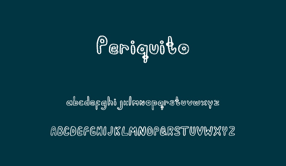 Periquito font