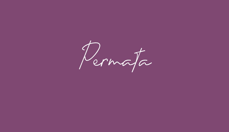 Permata font big