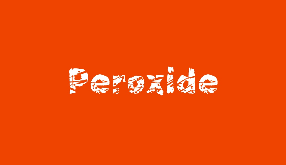 Peroxide font big