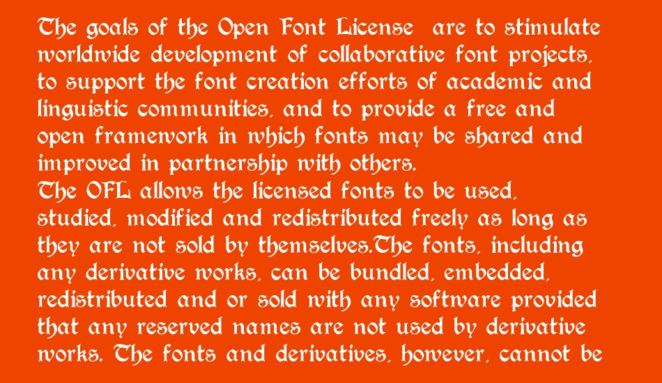 PerryGothic font 1