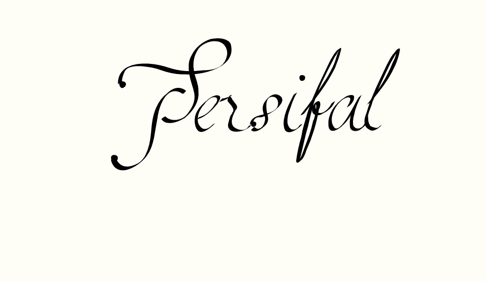 Persifal font big