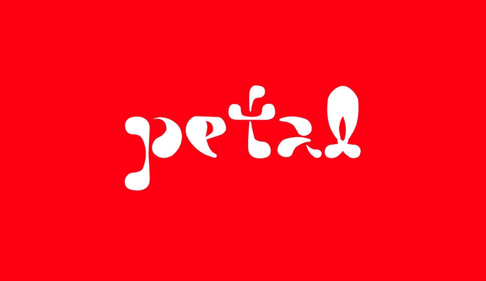 Petal font big