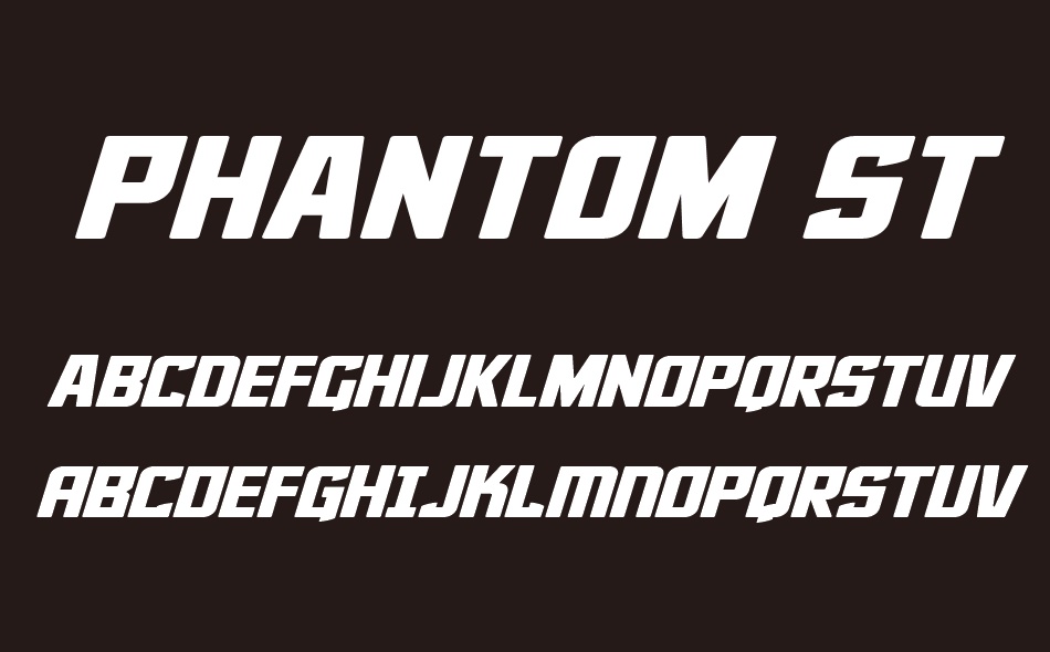 Phantom Storm font