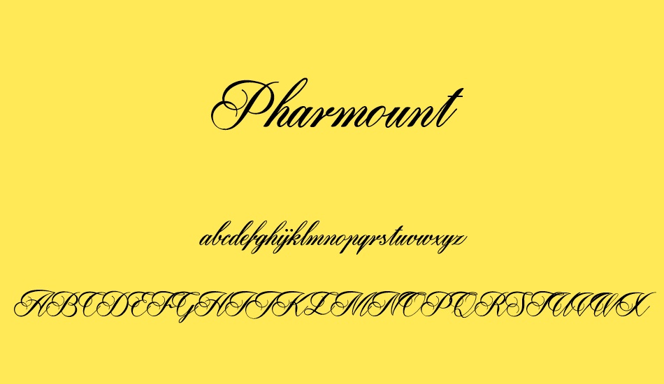 pharmount-personal-use-only font