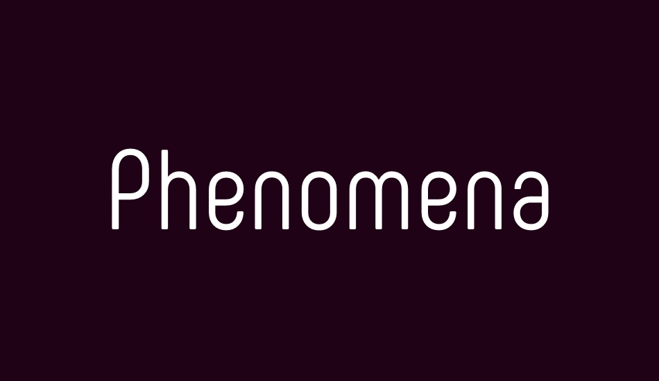 Phenomena font big