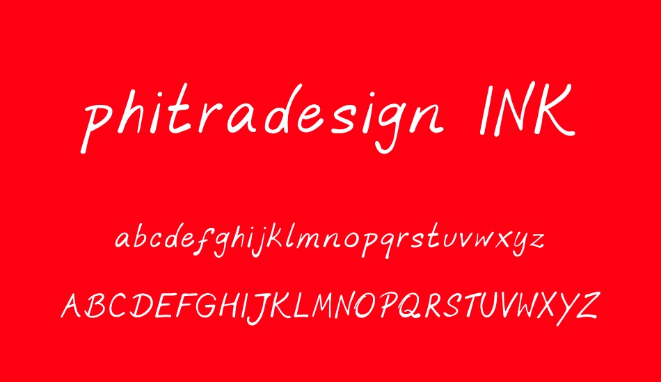 phitradesign INK font