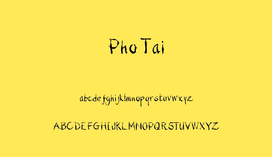 Pho Tai font