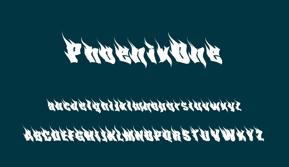 PhoenixOne font