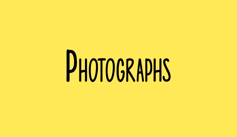 Photographs font big