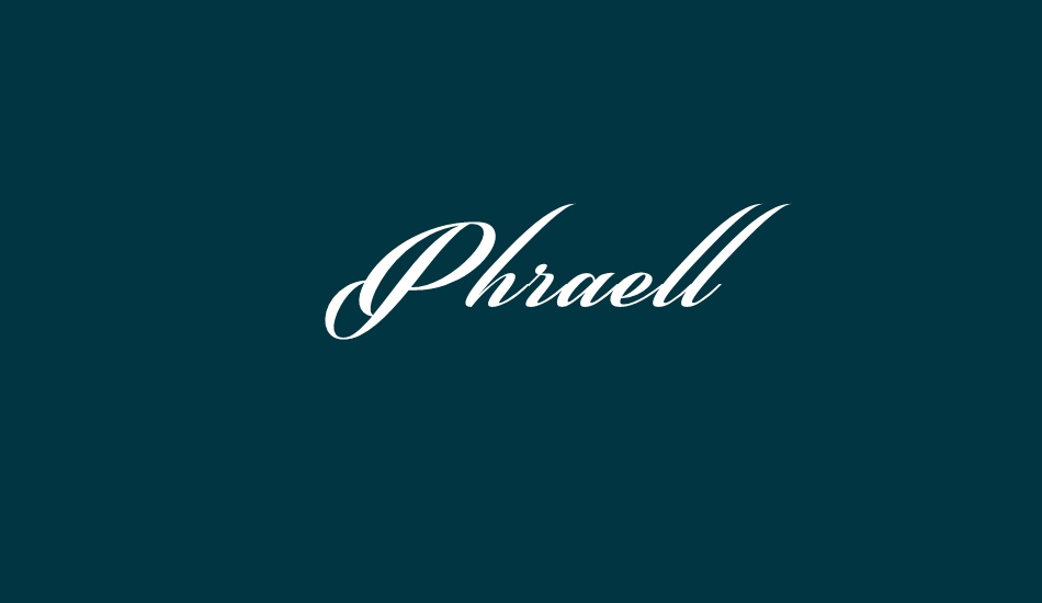 Phraell font big