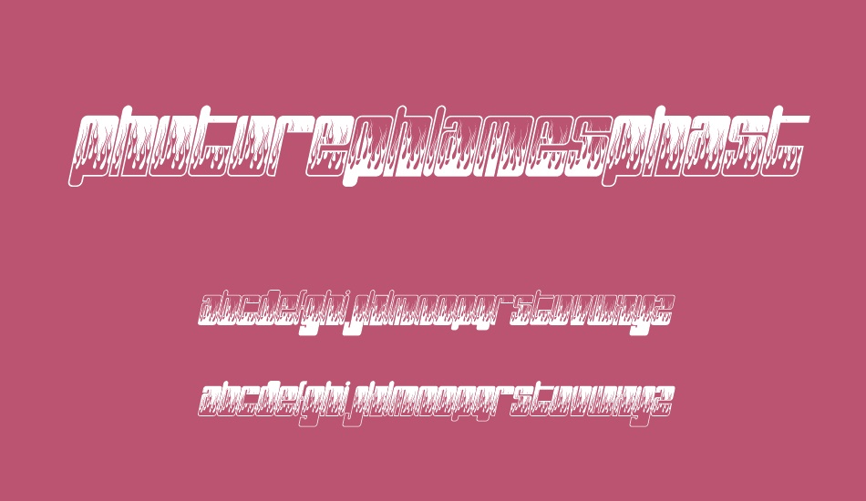 PHUTUREphlamesPHAST font