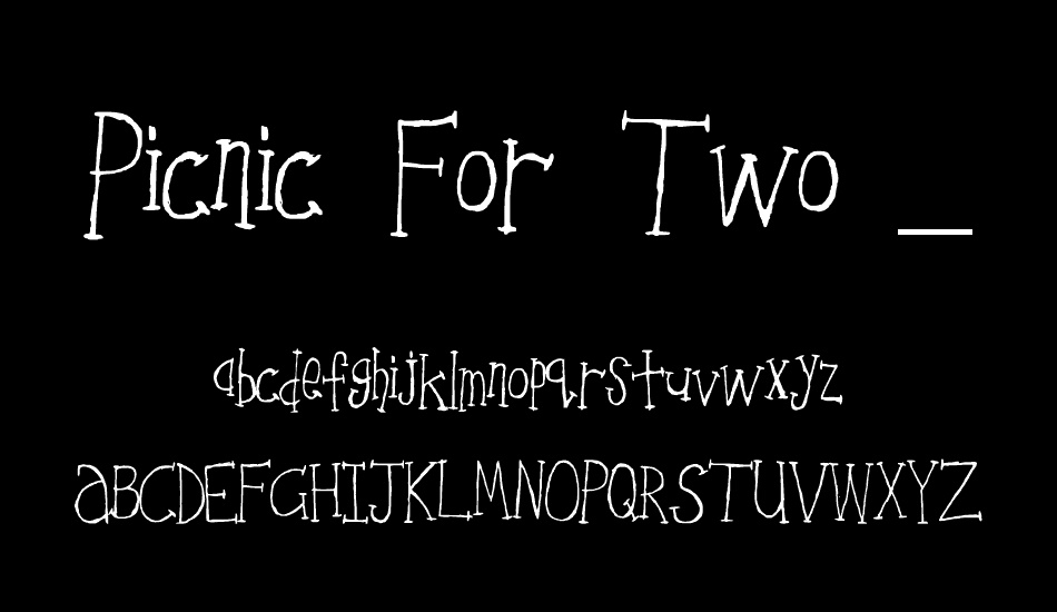 Picnic For Two _ Cosy font