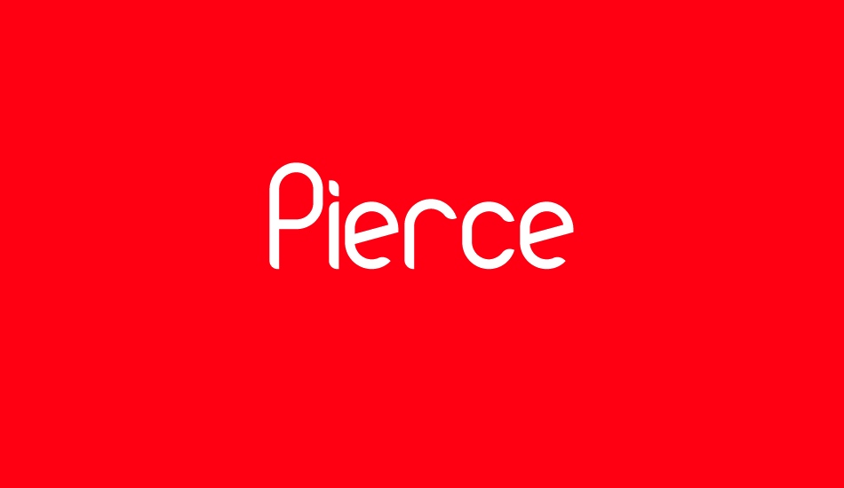 Pierce font big