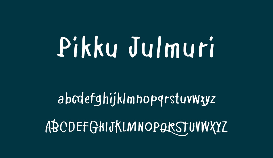 Pikku Julmuri font