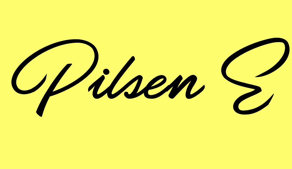 pilsen-extra-personal-use font big