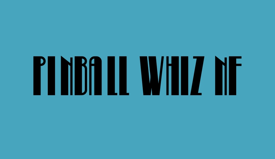 Pinball Whiz NF font big