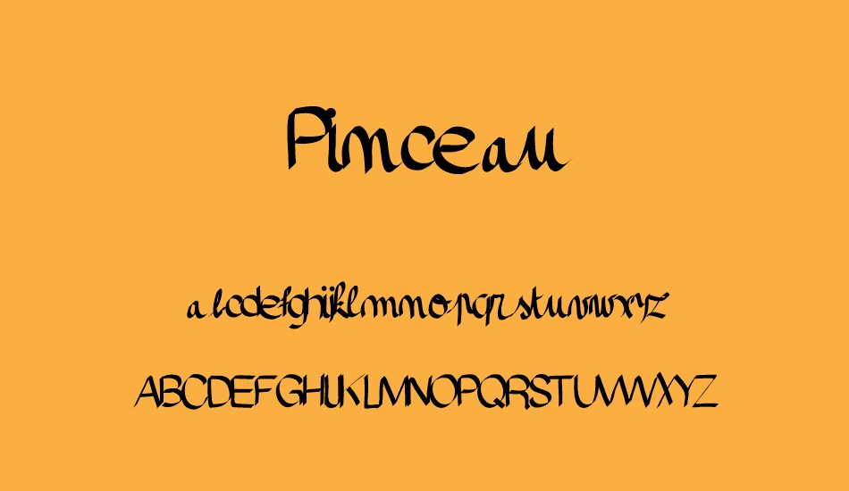 Pinceau font