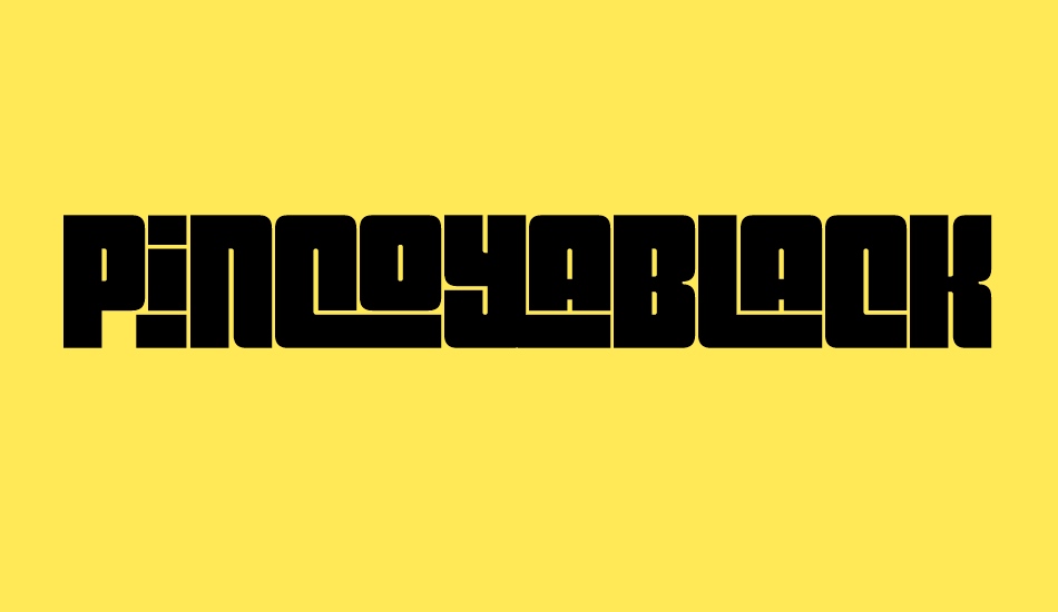 Pincoyablack font big