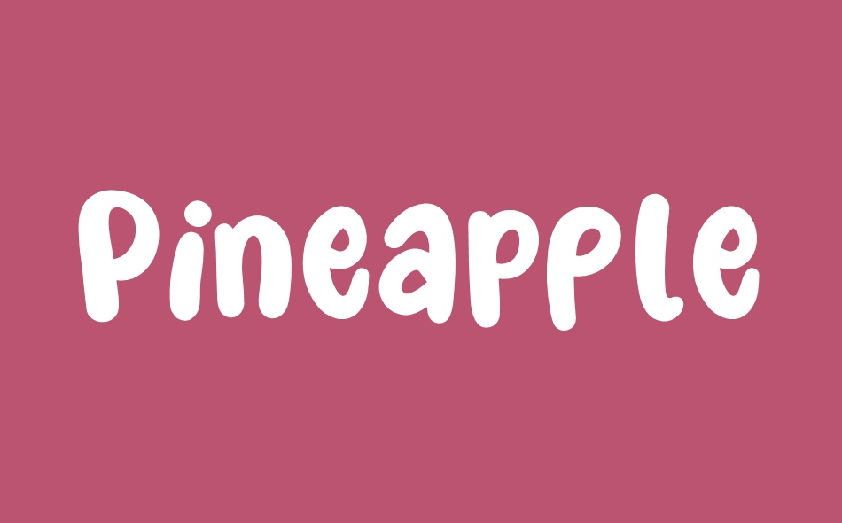 Pineapple Days font big