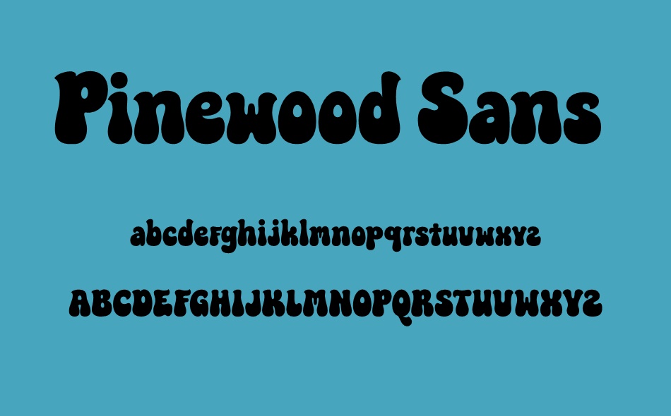 Pinewood Sans font