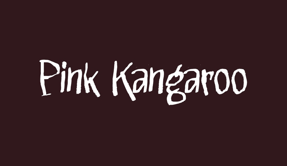 pink-kangaroo font big