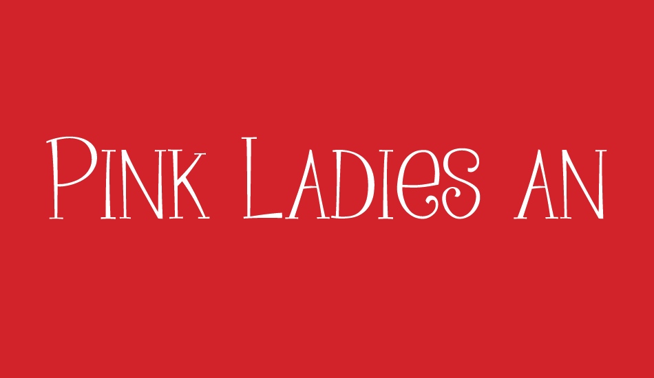 Pink Ladies and Peanutbutte font big