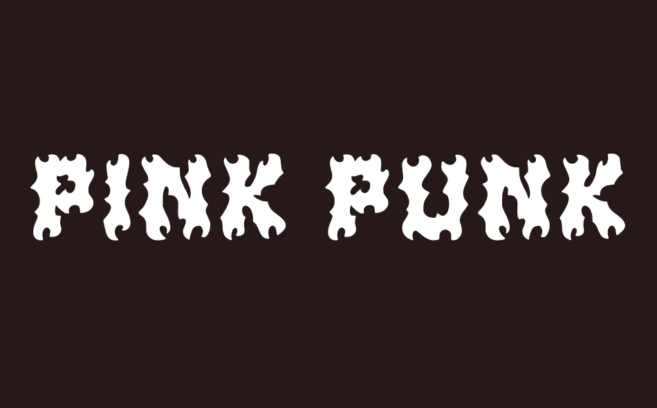 Pink Punk font big