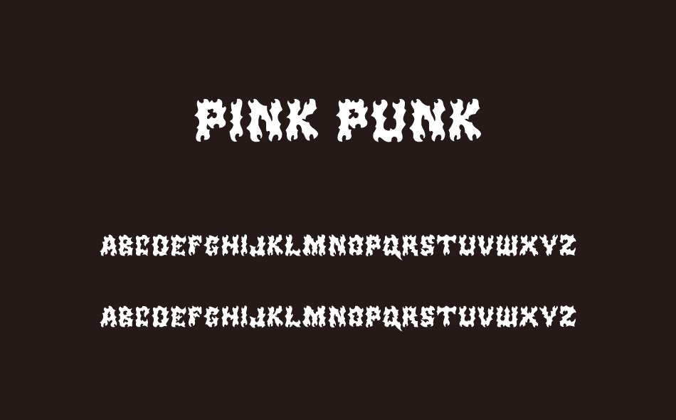 Pink Punk font