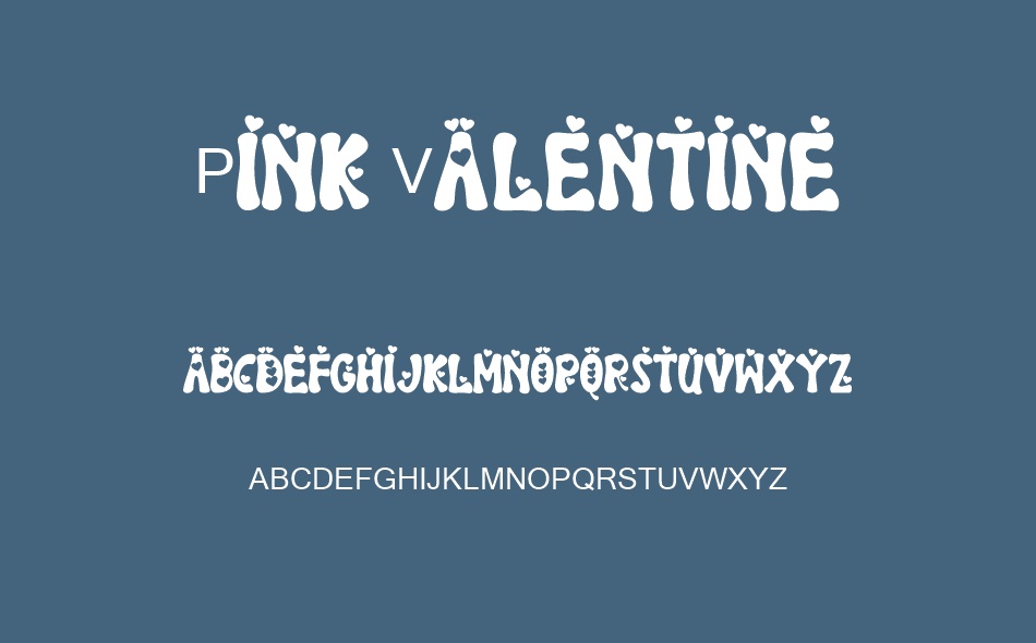 Pink Valentine font