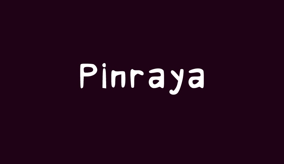 Pinraya font big