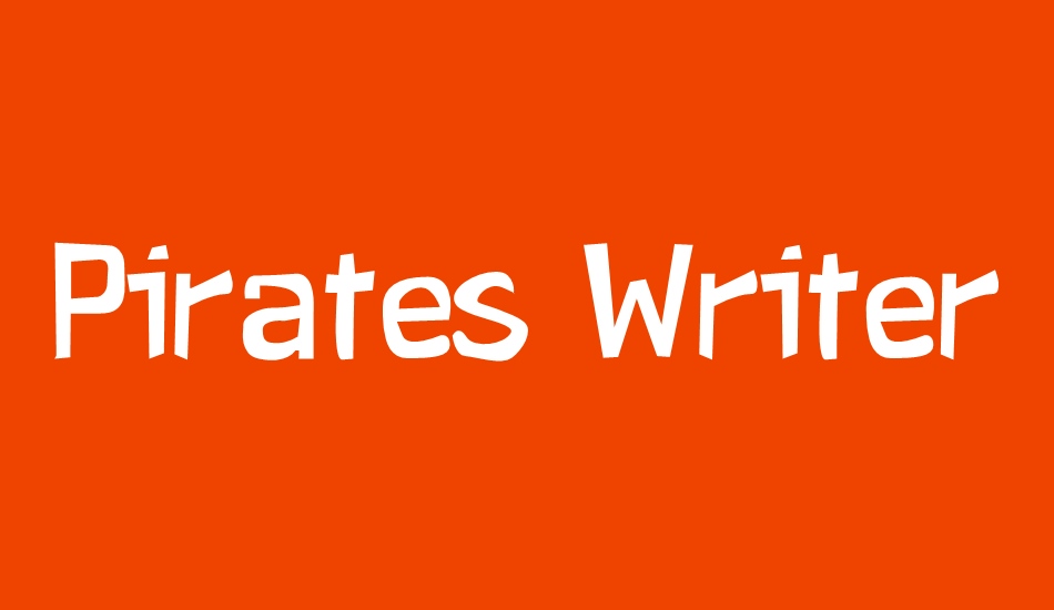 Pirates Writers font big