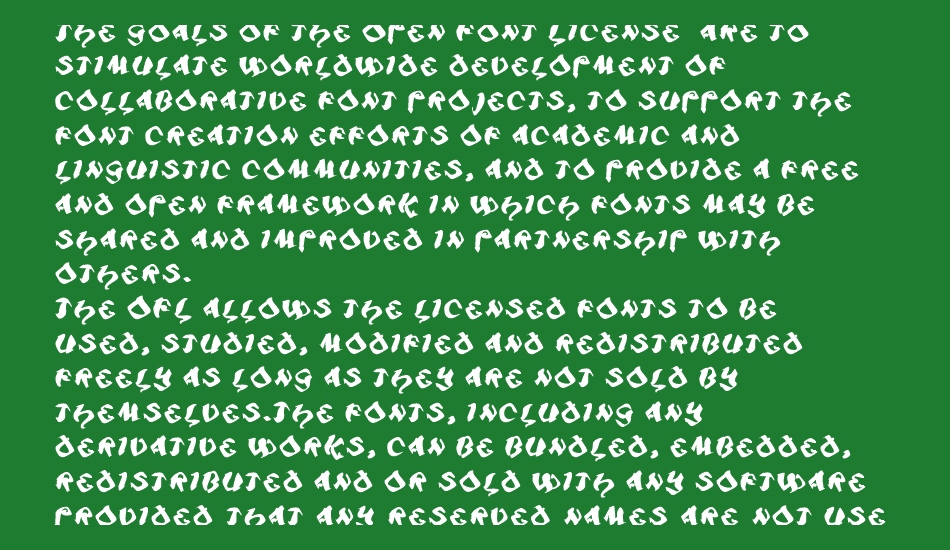 Piratiqua font 1
